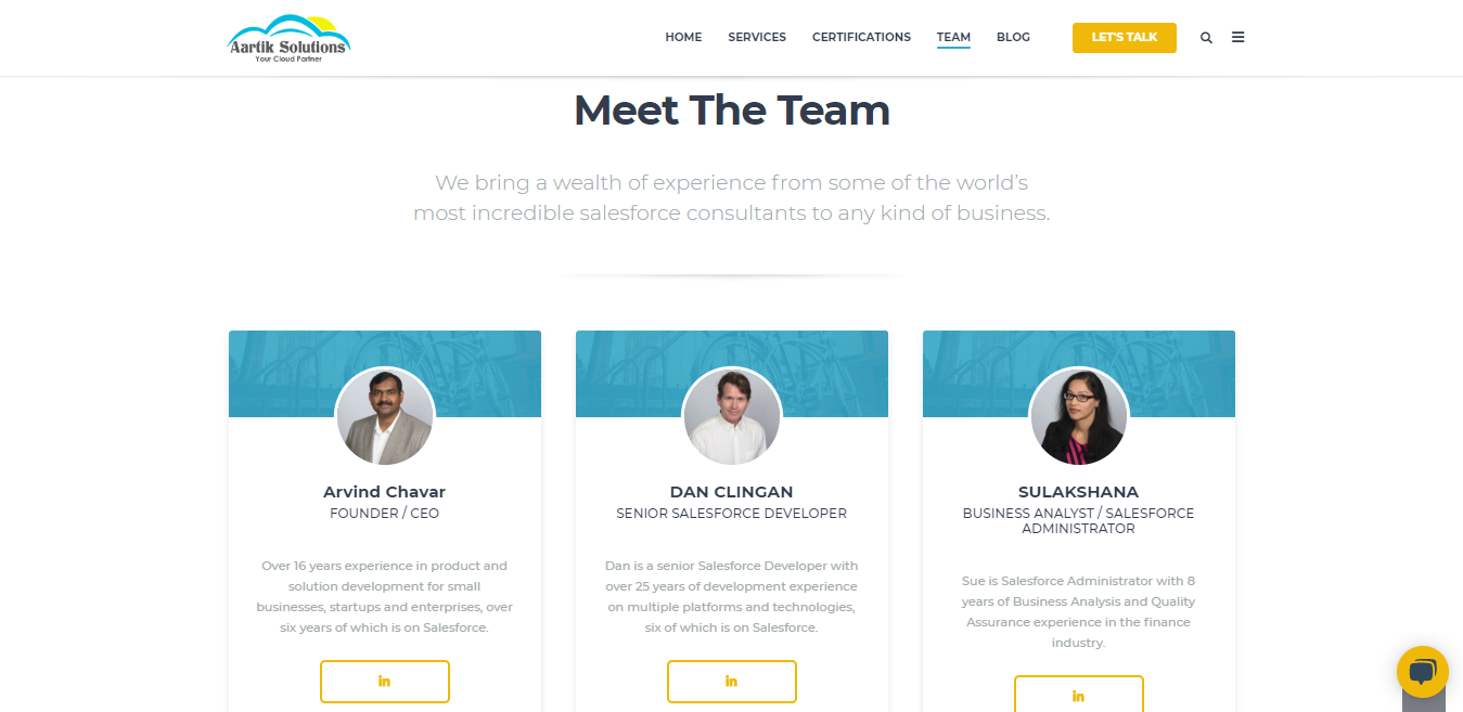 Aartik Solutions | Team