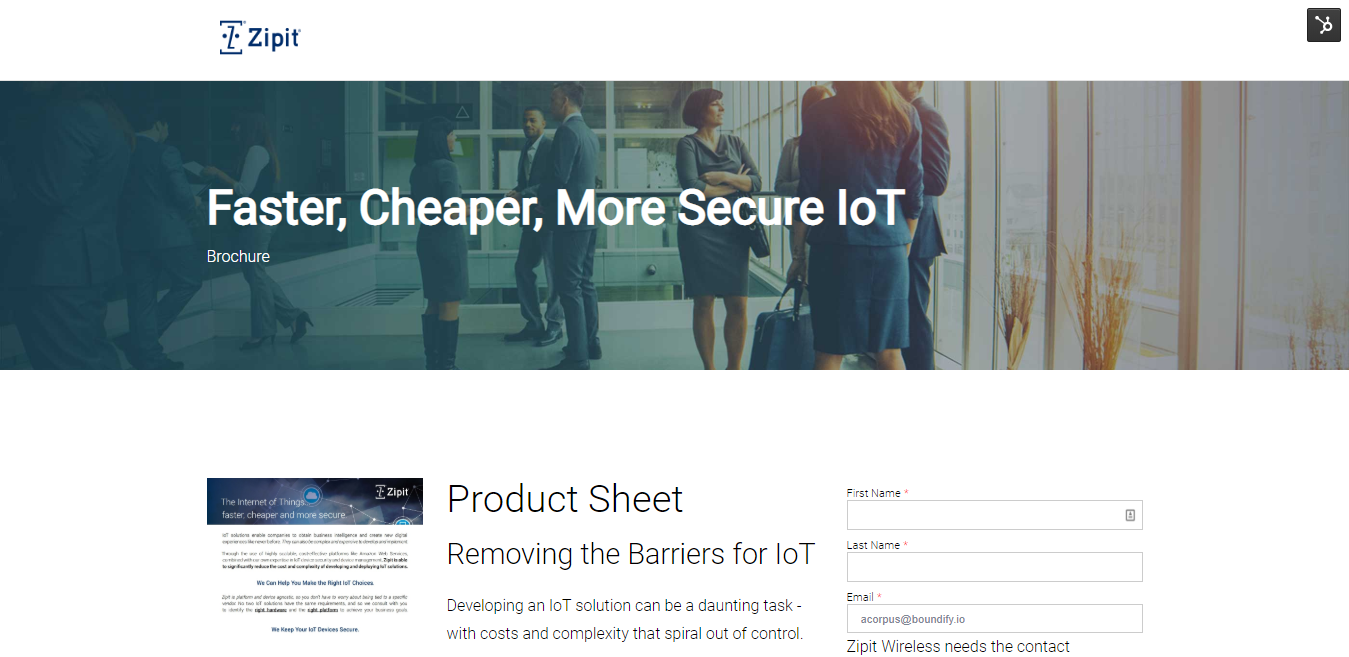 Zipit | Landing Page