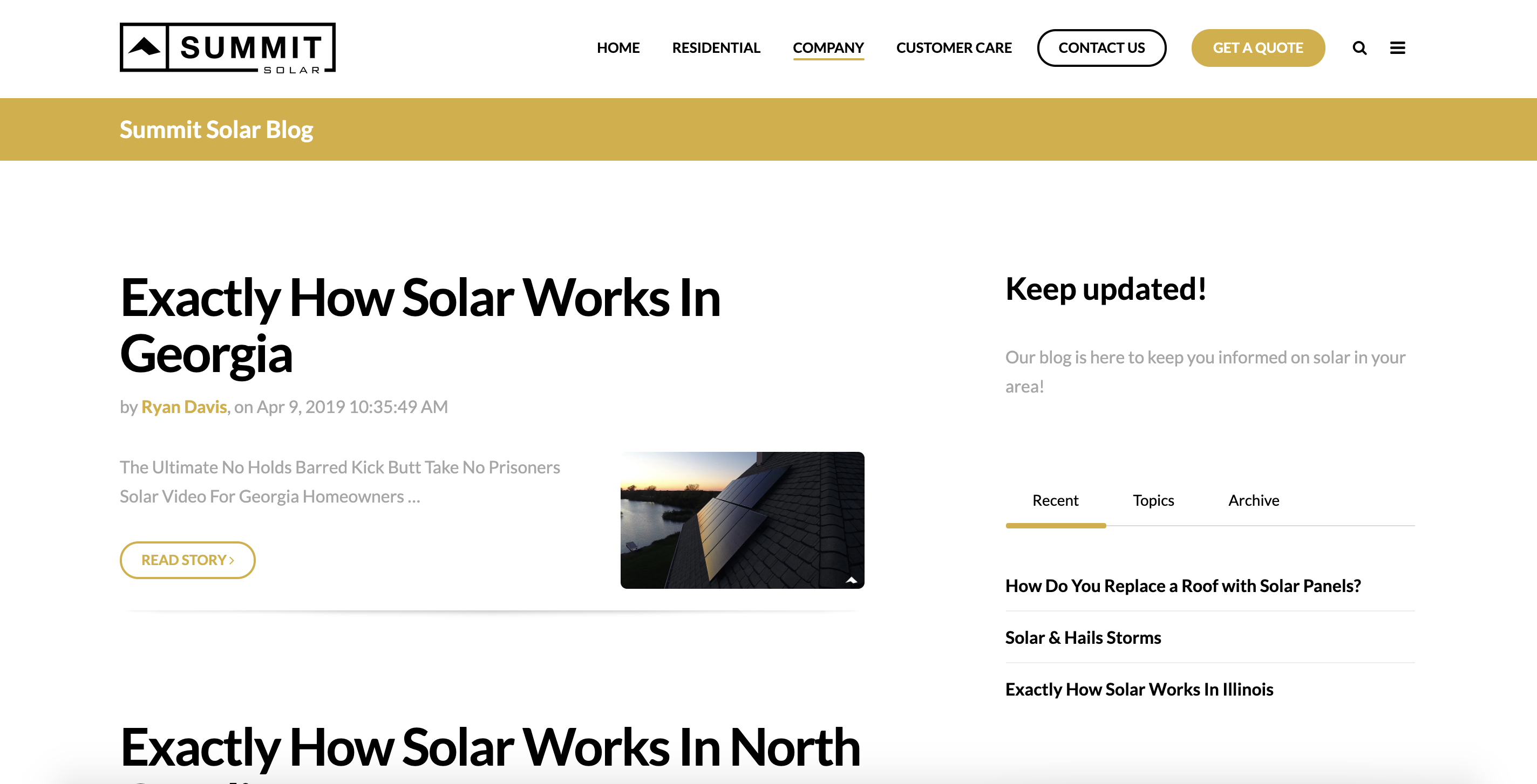 Summit Solar | Blog